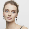 天然墨翡白珐琅长圆耳饰 TRACEY CHEN 商品缩略图2