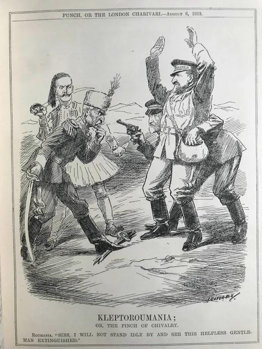 1913年7-12月 英国讽刺漫画杂志《笨拙》 漆布精装16开 商品图13