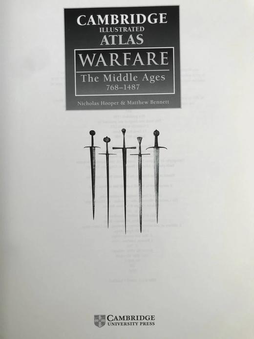 剑桥中世纪战争地图集 160余幅插图与地图 精装大16开 商品图3