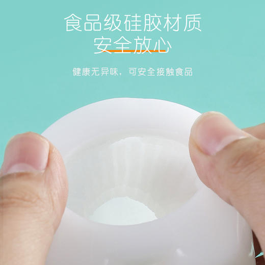 「大号+小号 两个装」小熊冰块模具咖啡饮料奶茶立体小熊冰格硅胶创意餐饮用具模具 商品图3