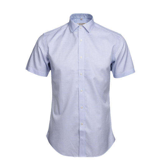 【大都会店】MAILYARD/美尔雅短袖衬衫 纯棉商务修身男士休闲格子免烫衬衣 335(自提：仅限大都会门店) 商品图1