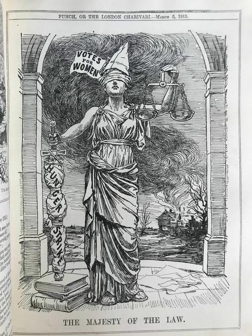 1913年 英国讽刺漫画杂志《笨拙》 漆布精装16开 商品图9