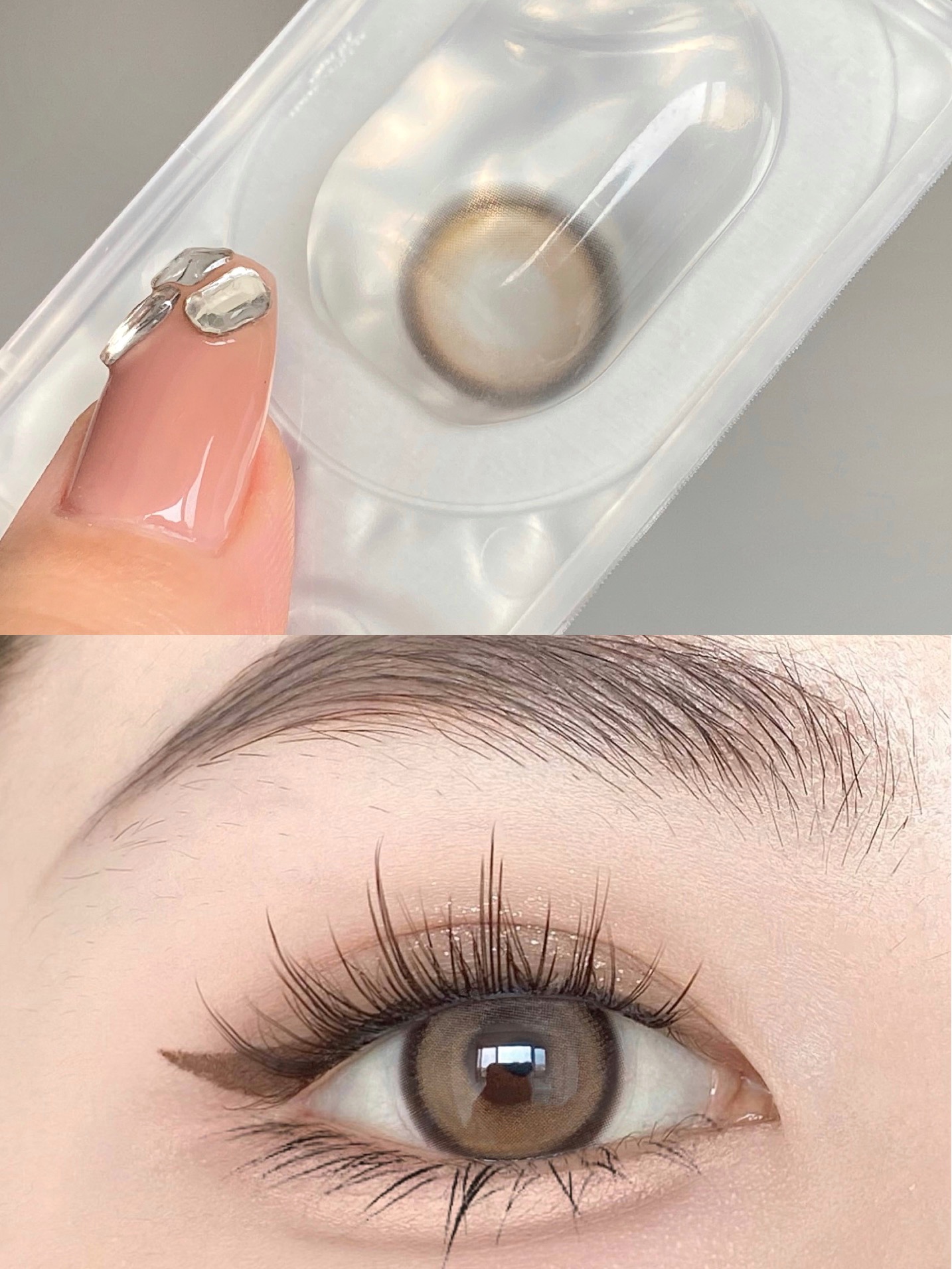 KIRAFAIRY年抛隐形眼镜 风与曼陀14.2mm 1副/2片-VVCON美瞳网8