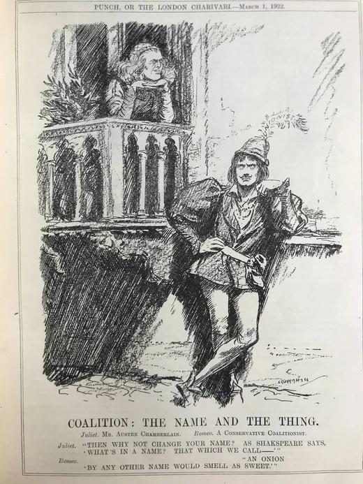 1922年1-6月 英国讽刺漫画杂志《笨拙》（含多幅彩色） 漆布精装16开 商品图13