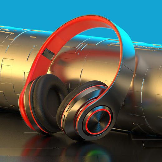 无线蓝牙耳机发光头戴式重低音耳机OPPO华为vivo苹果安卓通用耳麦 商品图9