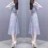 碎花冰丝连衣裙2022新款夏季超仙森系收腰显瘦气质女神范仙女裙子 商品缩略图2