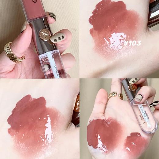 明彩双头KIKO唇釉6ml 镜面水光口不易掉色不易沾杯哑光唇蜜口红女 商品图2
