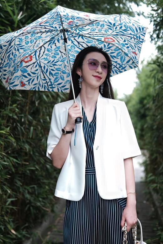 巨花痴小姐私物分享！英国【FULTON】英国女wang同款鸟笼伞！艺术家联名系列，Country Garden晴雨两用伞！ 商品图3