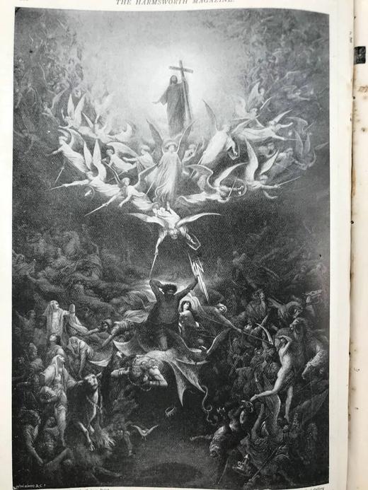 1900年8月-1901年1月 哈姆斯沃斯杂志 数百幅插图 布面精装18开 商品图9