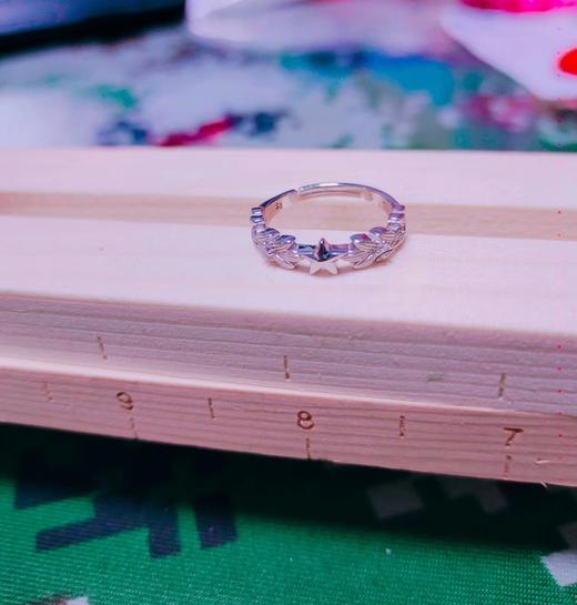 新款《橄榄枝五星戒指》将我的橄榄枝带上你的无名指 商品图4