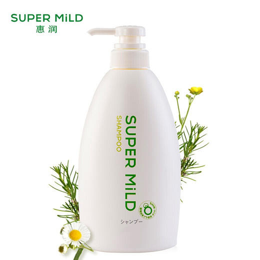 惠润(SUPER MiLD)柔净绿野芳香洗发水600ml（男士女士通用/原装进口/0硅油/蓬松柔顺/弱酸性更温和洗头膏） 商品图0