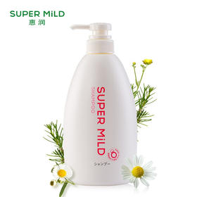 惠润(SUPER MiLD)鲜花芳香无硅油洗发水600ml（男女通用/原装进口/柔净洗发露/蓬松柔顺持续保湿洗头膏）