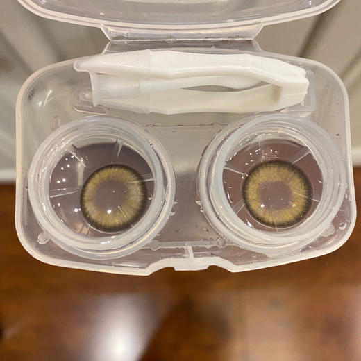 年抛 香芒棕 Moonenleen 沐恩莉大直径14.5 着色13.8   (同品牌多副更划算 选款色板在详情页整个品牌都是大直径款)  棕色自然美瞳 无锁边大直径美瞳 商品图2