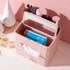 【多功能收纳+镜子+纸巾盒】家用客厅餐厅茶几纸巾盒 简约可爱化妆品收纳杂物整理盒 商品缩略图2