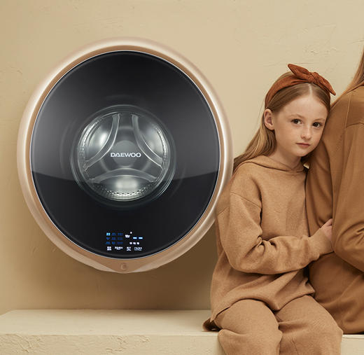 DAEWOO韩国大宇婴儿儿童全自动壁挂式洗衣机小型烘干机迷你挂墙 商品图2