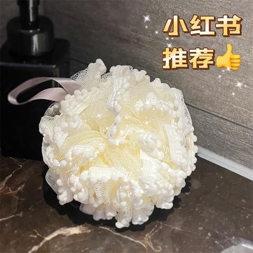【小红书推荐】大号沐浴球不散花耐用成人浴球花原创新款沐浴花洗澡球可爱起泡网 商品图2