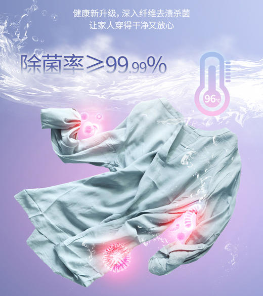 韩国大宇变频洗烘套装滚筒洗衣机全自动热泵烘干机组合10公斤家用 商品图1