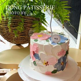 INS复古 夏日油画 ·  奶油霜蛋糕