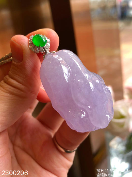 2300206，紫罗兰白菜吊坠，42999 商品图0