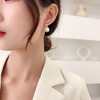 S925银针法式珍珠耳坠简约耳环耳饰 LY-H-134 商品缩略图2