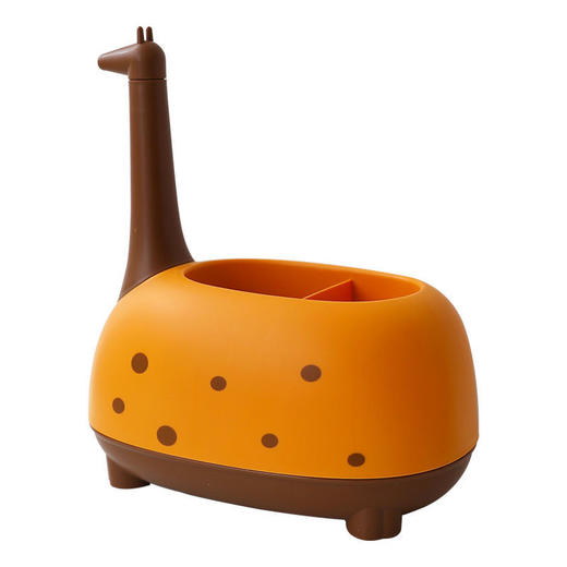 可爱卡通长颈鹿笔筒创意时尚学生儿童女孩办公室桌面收纳盒摆件 商品图7