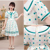 DY-6967女童连衣裙夏季裙子童装春秋儿童礼服裙女孩韩版洋气娃娃领裙 商品缩略图2