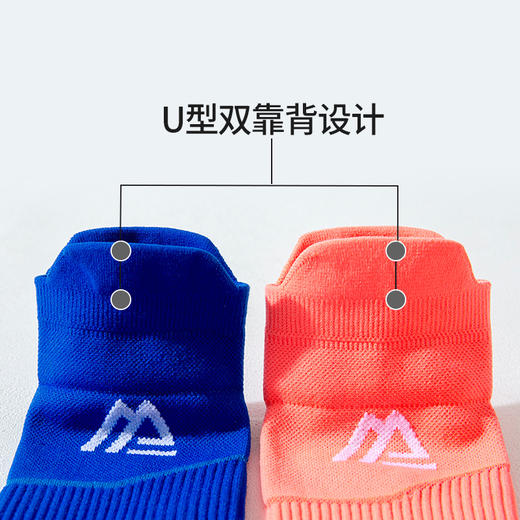 2023新款夏季运动袜子跑步袜男女拼色浅口袜健身薄款短袜潮袜压力船袜 商品图3