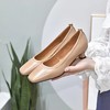 XQNW88-80方头单鞋女夏款气质法式小跟鞋3公分低跟浅口春秋鞋子女2022新款 商品缩略图2
