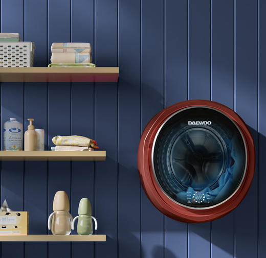 韩国大宇婴儿宝宝壁挂式洗衣机洗烘一体除螨除菌迷你小型洗衣机 商品图2