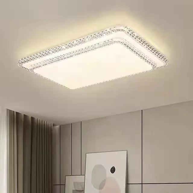 耀铭豪全光谱长方形仿水晶吸顶灯 150W