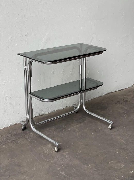 德国70年代包豪斯设计师双层茶几边几书桌 商品图1