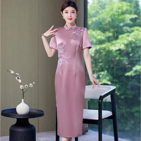 AHM thfs9372新款大码改良旗袍裙