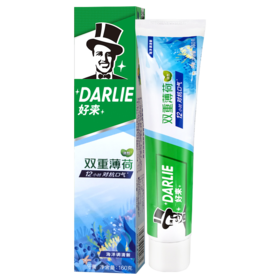 160g好来黑人双重薄荷清新牙膏（海洋调清新）