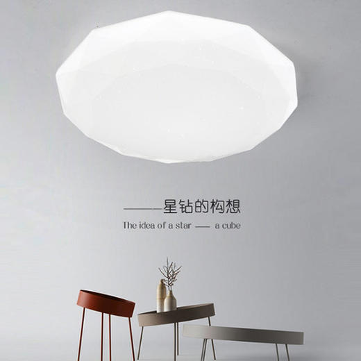 耀铭豪全光谱 LX004钻石吸顶灯 商品图0
