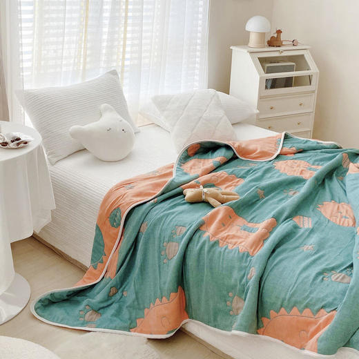 十层纱布毛巾被纯棉沙发毯子夏凉被全棉夏季午睡毛毯空调盖毯 FYJ-AG*84*141*1891 商品图3