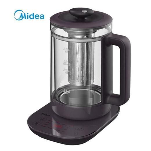 美的（509647）壶煮茶器电水壶家用烧水壶煎壶 1.5L容量 双层防烫 4段温控 家用定时520 MK-GE1553 商品图2