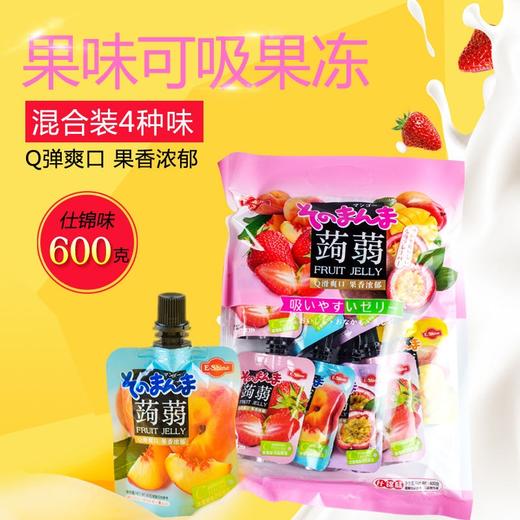一莎E-Shine-可吸果冻600g*10（什锦味） 商品图0