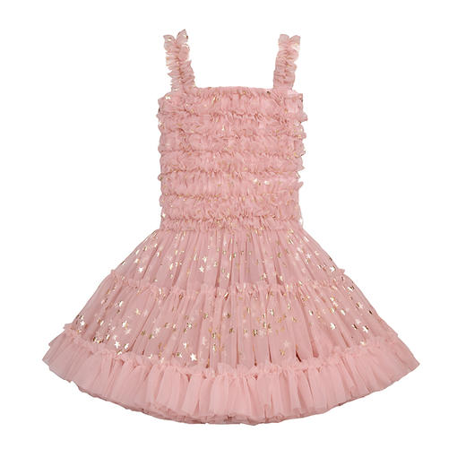 星星款连衣裙 | 特色款北欧限量款半裙 法国Q.cutians tutu裙满天星连身裙女孩儿童公主连衣裙半身裙舞会party 商品图1