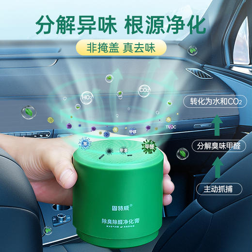 固特威车载香薰香水汽车2024新款车品实用摆件除醛去异味固体 商品图5