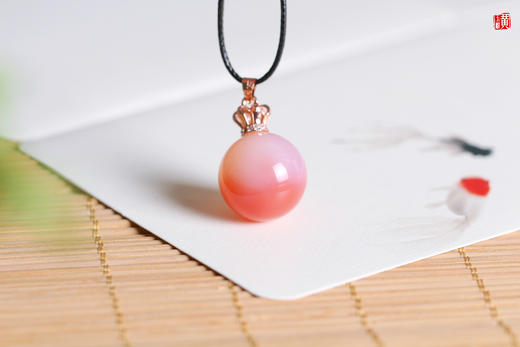 [ 公主王冠 ] 盐源玛瑙吊坠 商品图1