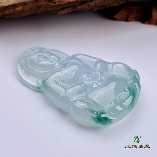 派瑞翡翠 翡翠观音 糯冰种 飘翠 商品图4