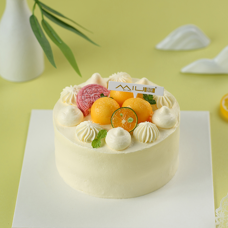 水果糯米奶油蛋糕