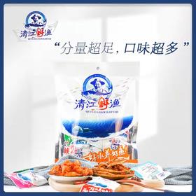 【健康美味 休闲零食】土老憨 清江野渔鱼肉干 四种口味混合装180g