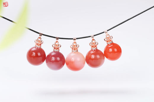 [ 公主王冠 ] 盐源玛瑙吊坠 商品图4