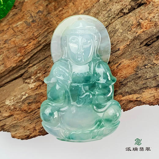 派瑞翡翠 翡翠观音 糯种 飘翠 商品图1