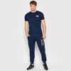EMPORIO ARMANI EA7 阿玛尼 男士棉质字母标志logo印花休闲运动裤 蓝色 3LPP53 PJ05Z 1554 商品缩略图3