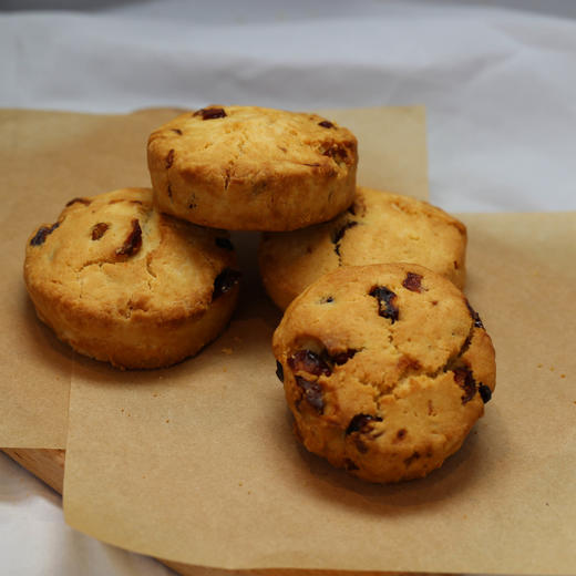 1522蔓越莓全麦曲奇 Cranberry Oatmeal Cookies发酵解馋点心小零食下午茶休闲食品 商品图2
