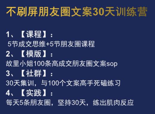 【复训押金】不销而销文案训练营老学员复训押金 商品图1