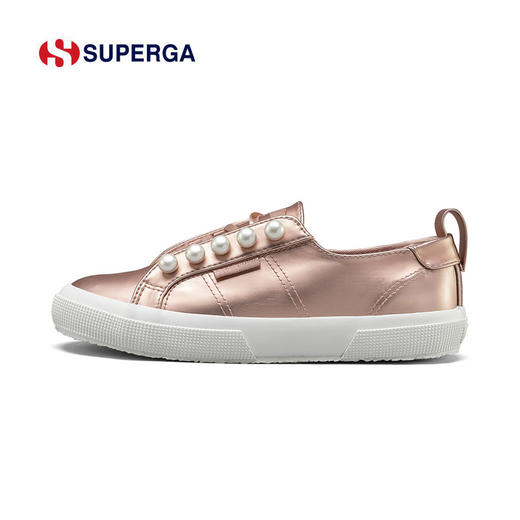 SUPERGA春季质感金属风珍珠鞋 女鞋一脚蹬套脚板鞋休闲鞋S00EGD0分销 商品图0