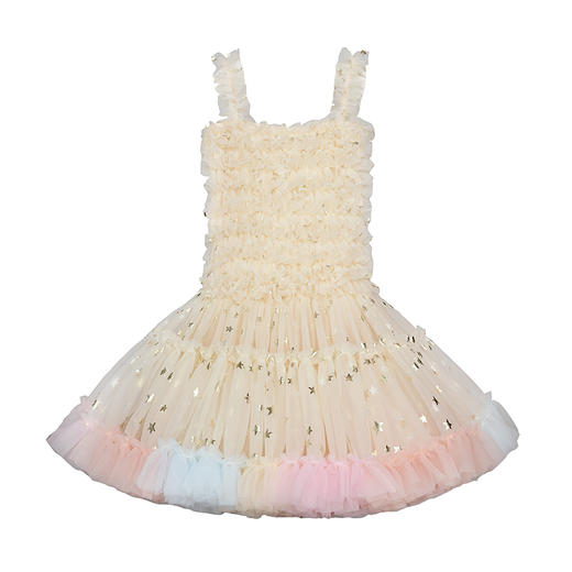 星星款连衣裙 | 特色款北欧限量款半裙 法国Q.cutians tutu裙满天星连身裙女孩儿童公主连衣裙半身裙舞会party 商品图2